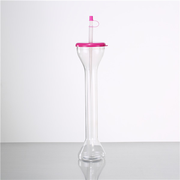 China Cheap price Yard Cups Plastic - Charmlite Eco-friendly Plastic Yard Cup With Straw – 22 oz / 650ml – Charmlite