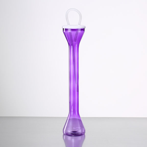 2018 China New Design 24oz Plastic Drinking Yard Glass - Charmlite Party Plastic Long Neck Slush Yard Cup With Straw – 24 oz / 700 ml – Charmlite