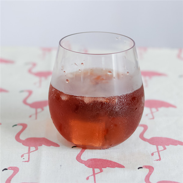 Fixed Competitive Price Cristal Wine Glass - Charmlite BPA-free Recyclable Whiskey Glass Plastic Beer Tumbler Wine Glass – 18 oz – Charmlite detail pictures