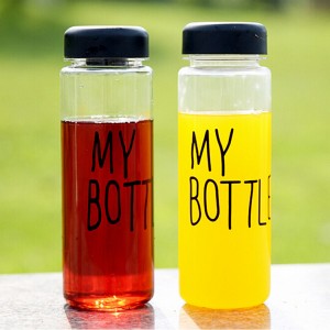 Amazon 500ML Custom Hot Sale Bpa Free Transparent Tubig Akong Botelya