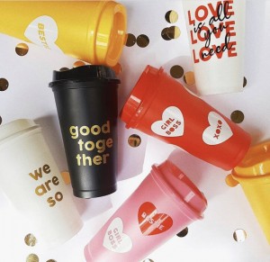 כוסות קפה PP מפלסטיק שכבה אחת של 16oz, כוסות קפה לנסיעות, ספלי קפה