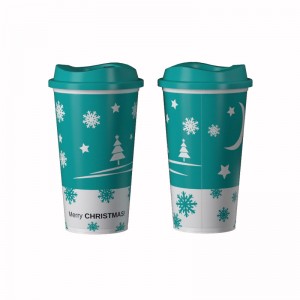 כוסות קפה PP מפלסטיק שכבה אחת של 16oz, כוסות קפה לנסיעות, ספלי קפה