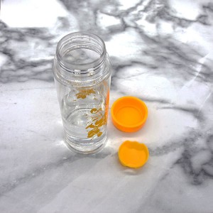 Amazon 500ML Custom Hot Sale Bpa Free Transparent Tubig Akong Botelya