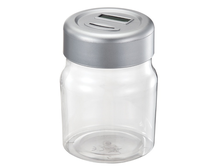 Professional Design Pvc Bar Runner Mat - Charmlite LCD Display Digital Coin Counting Jar Money Box Automatic Saving Jar – Charmlite detail pictures