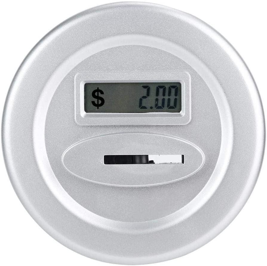 Professional Design Pvc Bar Runner Mat - Charmlite LCD Display Digital Coin Counting Jar Money Box Automatic Saving Jar – Charmlite detail pictures