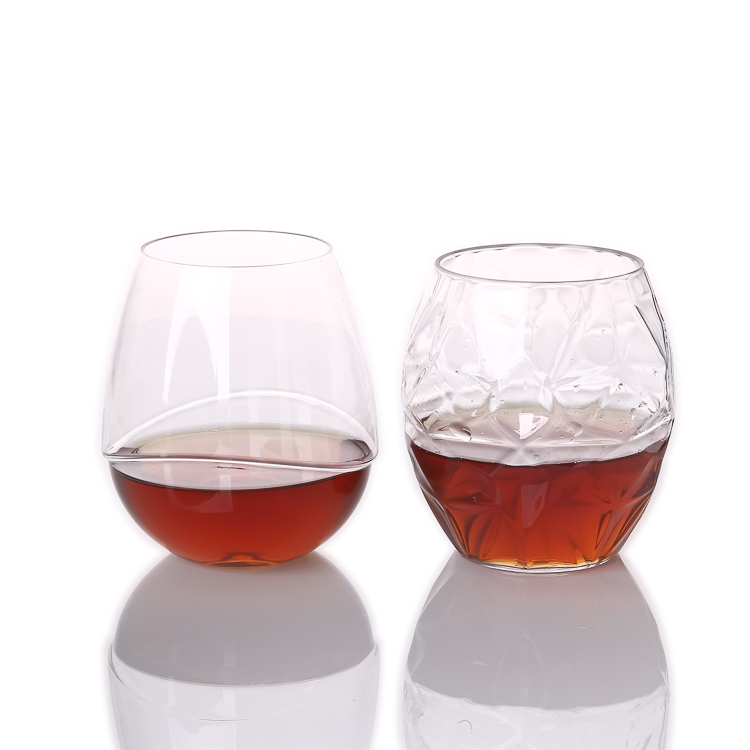Best quality Goblet Plastic - Charmlite Crystal Stemless Wine Glasses PET Wine Glasses Tritan Wine Tumbler Whisky Tumblers – 16oz – Charmlite detail pictures
