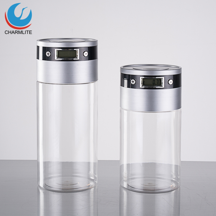 Cheap PriceList for Ice Bucket With Tong Stainless Steel - Supersize Digital Coin Bank For Kids And Adults with Large Capacity – Charmlite detail pictures