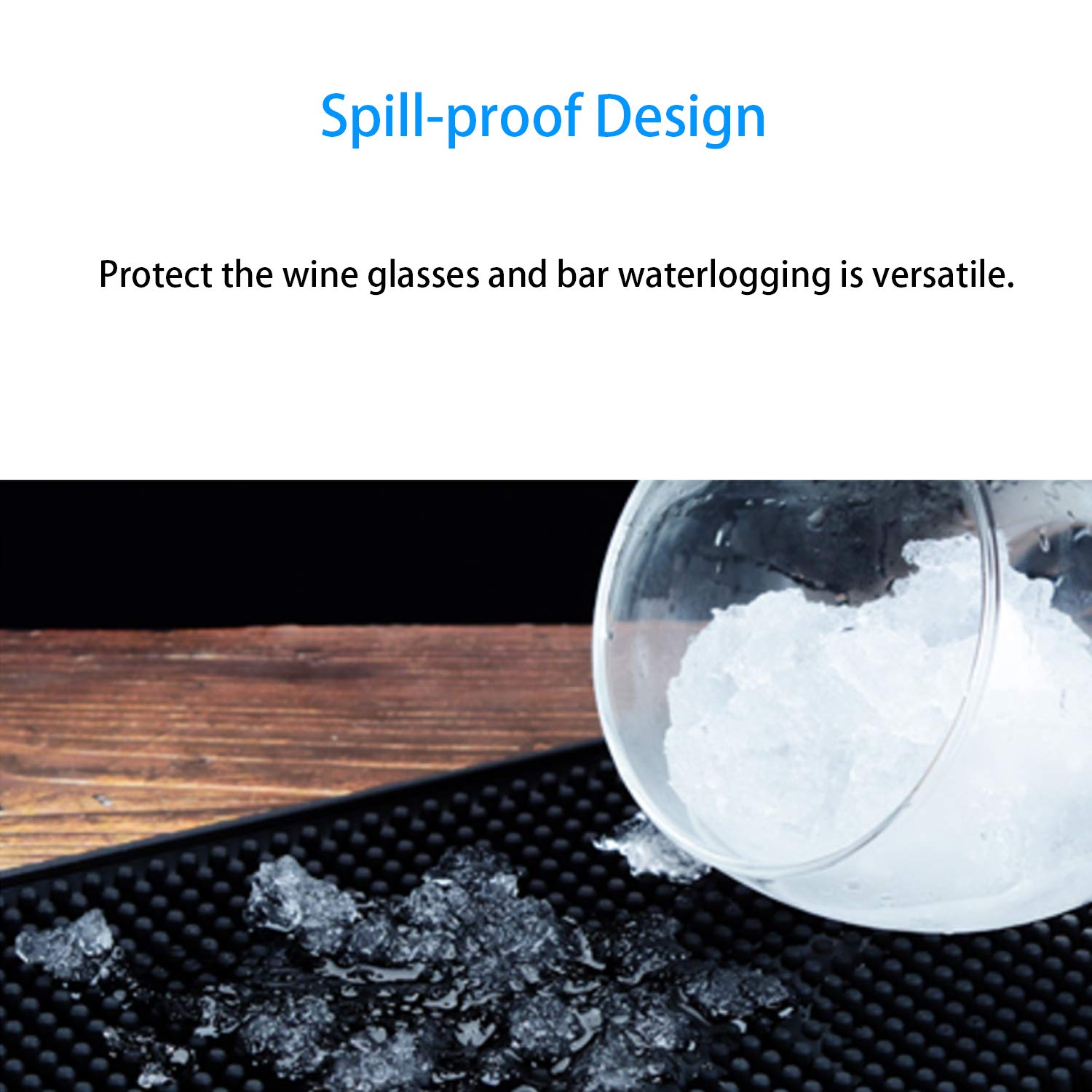 Personlized Products Novelty Large Plastic Coin Banks - PVC Bar Mat, Bar Drip Mat, Rail Runners For Glassware, Drink, Beer – Charmlite detail pictures