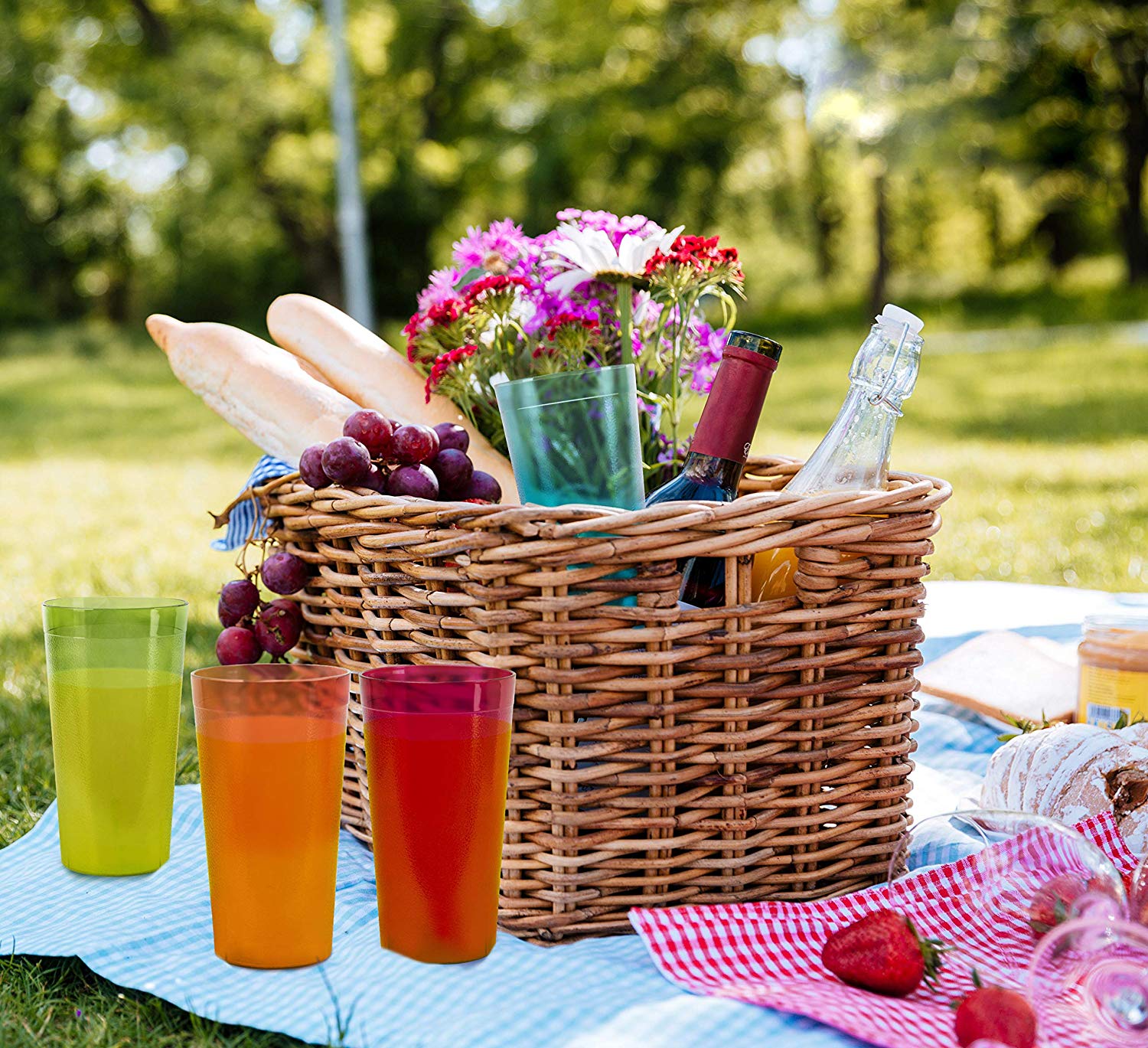 Wholesale Discount 2 Gallon Glass Mason Jar - Charmlite Cafe 20-ounce Break-Resistant Plastic Restaurant-Style Acrylic Beverage Tumblers – 20oz – Charmlite detail pictures